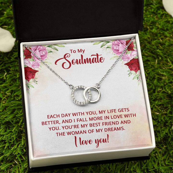 To My Soulmate | You're my best friend and the Woman of my dreams - Perfect Pair Necklace