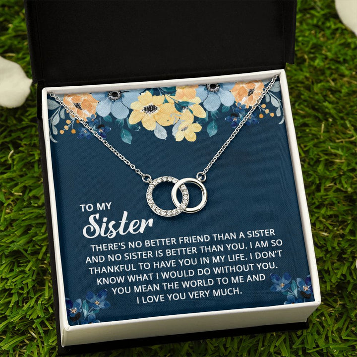 To My Sister | I don't know what I would do without you - Perfect Pair Necklace