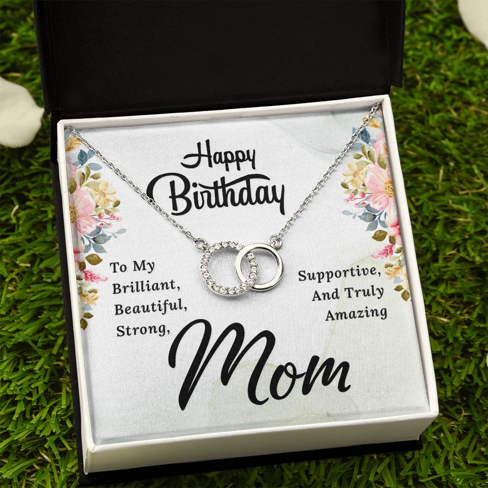To My Mom | Happy Birthday Mom! - Perfect Pair Necklace