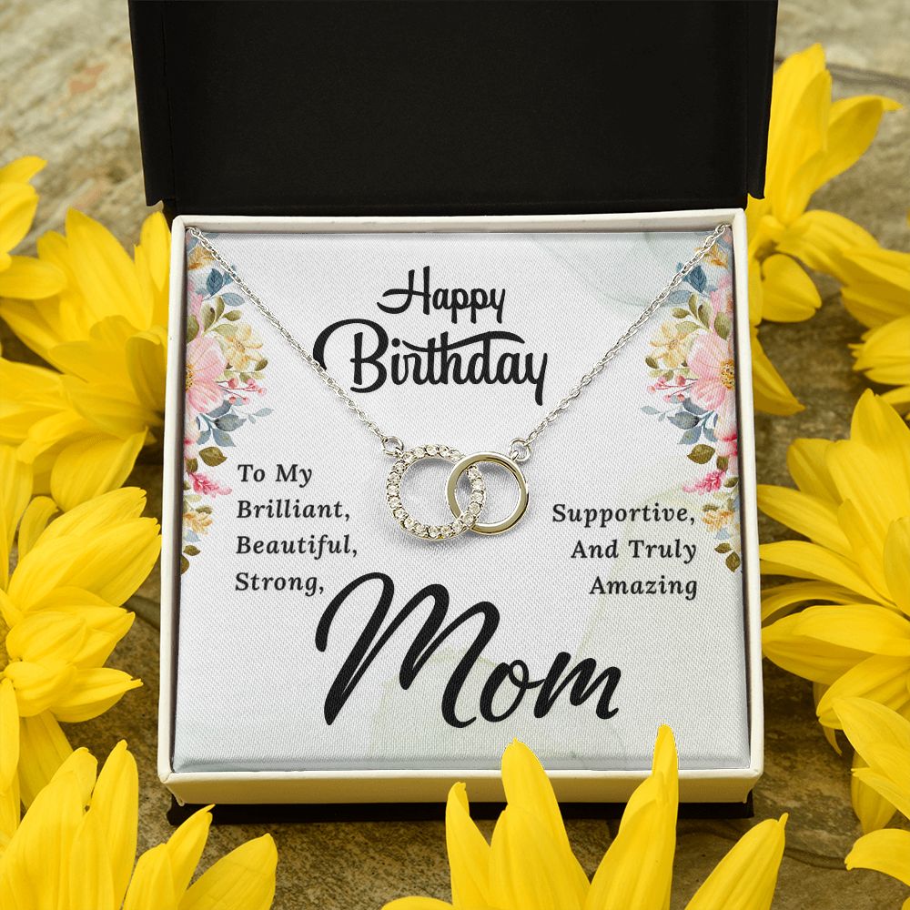 To My Mom | Happy Birthday Mom! - Perfect Pair Necklace