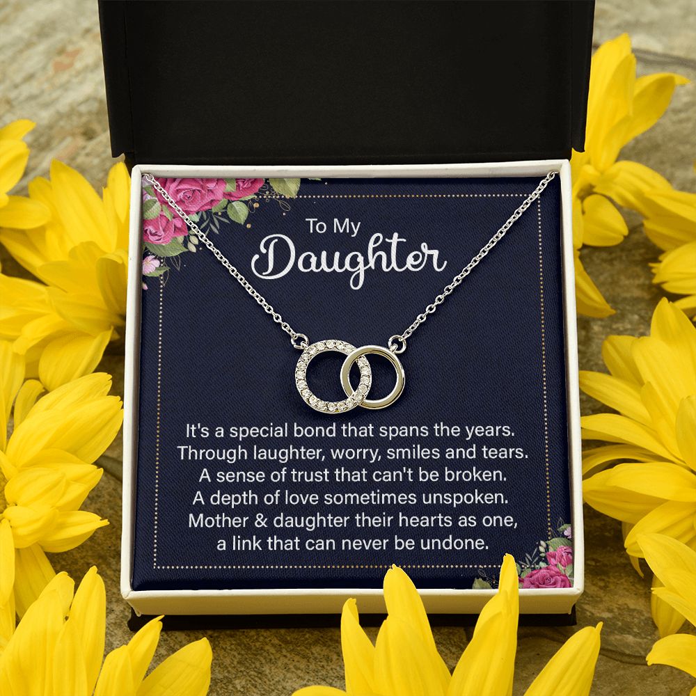 To My Daughter | It's a Special Bond - Perfect Pair Necklace