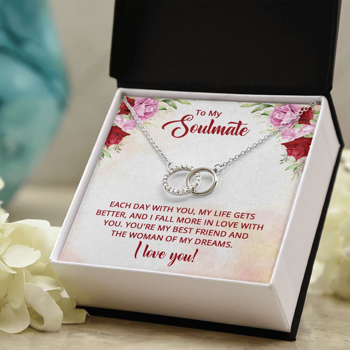 To My Soulmate | You're my best friend and the Woman of my dreams - Perfect Pair Necklace