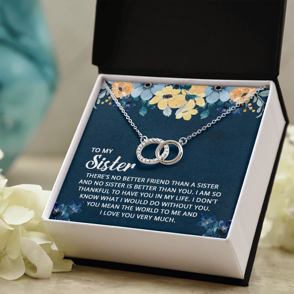 To My Sister | I don't know what I would do without you - Perfect Pair Necklace
