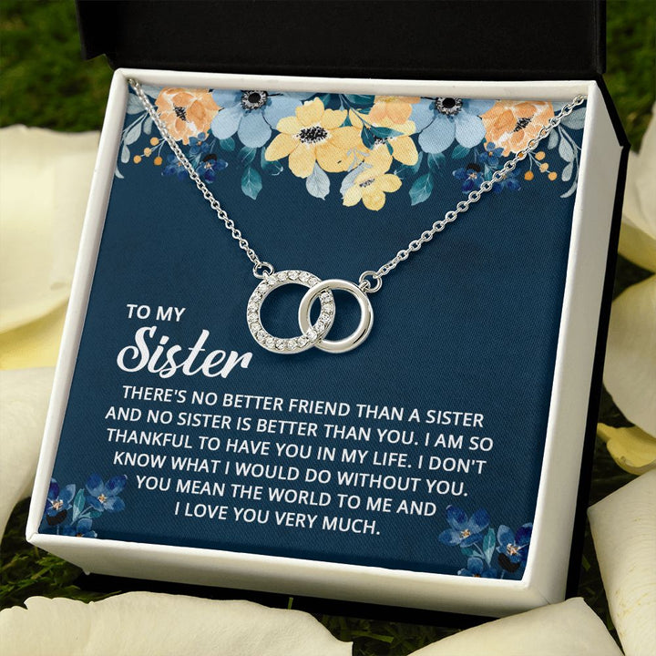 To My Sister | I don't know what I would do without you - Perfect Pair Necklace