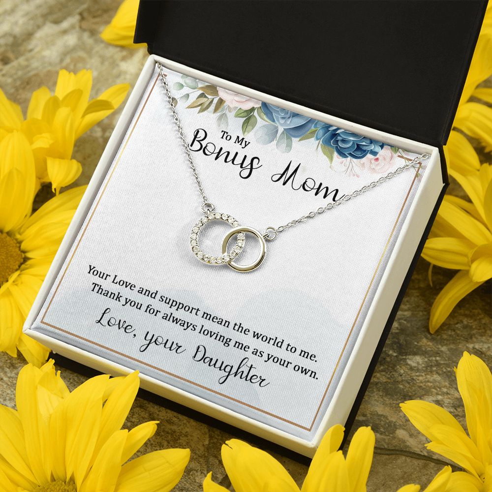 To My Bonus Mom | Your Love and Support - Perfect Pair Necklace