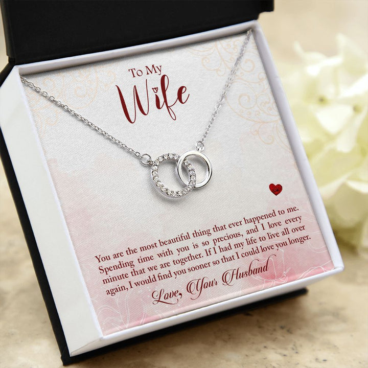 To My Wife | Timeless Love Story - Perfect Pair Necklace