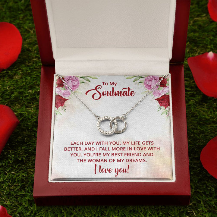 To My Soulmate | You're my best friend and the Woman of my dreams - Perfect Pair Necklace