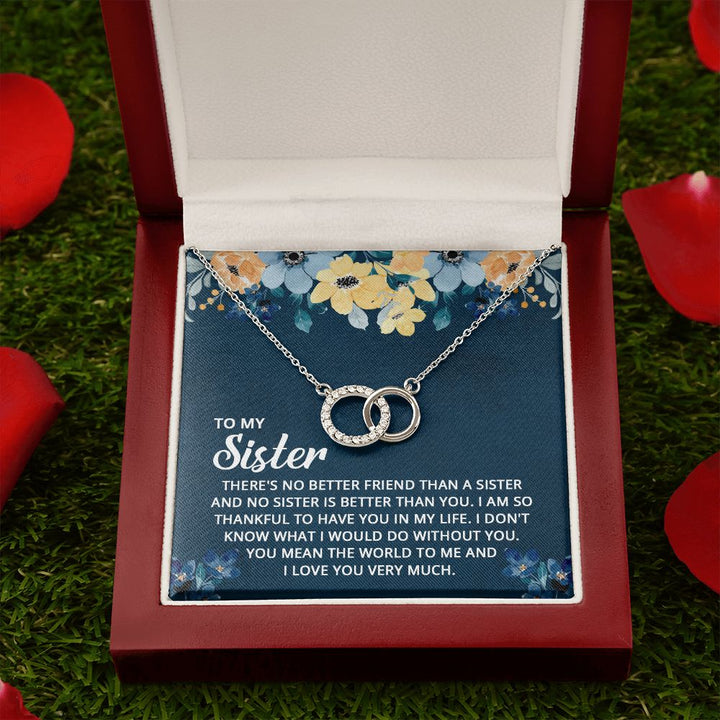 To My Sister | I don't know what I would do without you - Perfect Pair Necklace