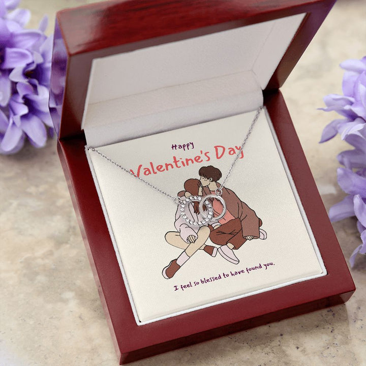 Happy Valentine's Day | I feel so blessed to have found you - Perfect Pair Necklace