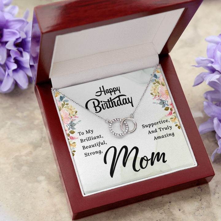 To My Mom | Happy Birthday Mom! - Perfect Pair Necklace