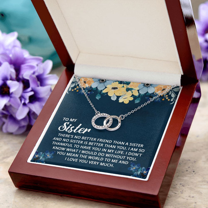 To My Sister | I don't know what I would do without you - Perfect Pair Necklace