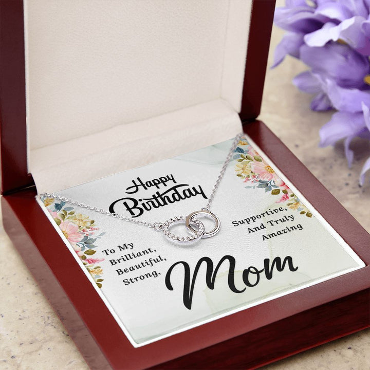 To My Mom | Happy Birthday Mom! - Perfect Pair Necklace