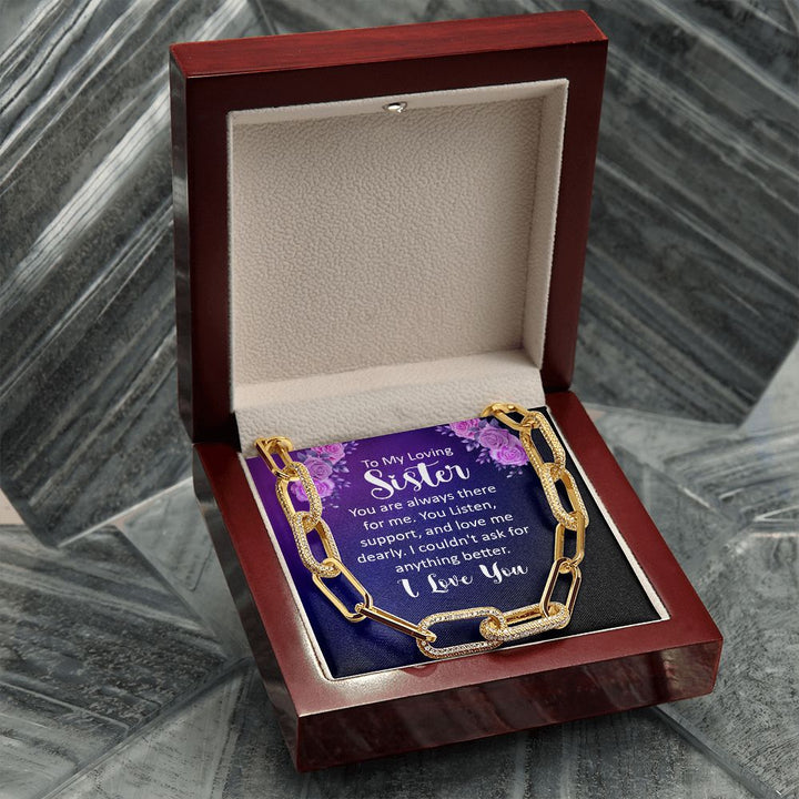 To My Loving sister | You are always there for Me - Forever Linked Necklace