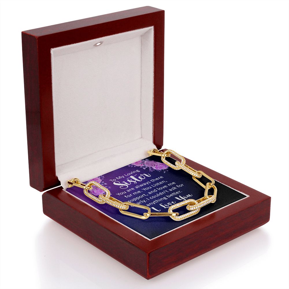 To My Loving sister | You are always there for Me - Forever Linked Necklace