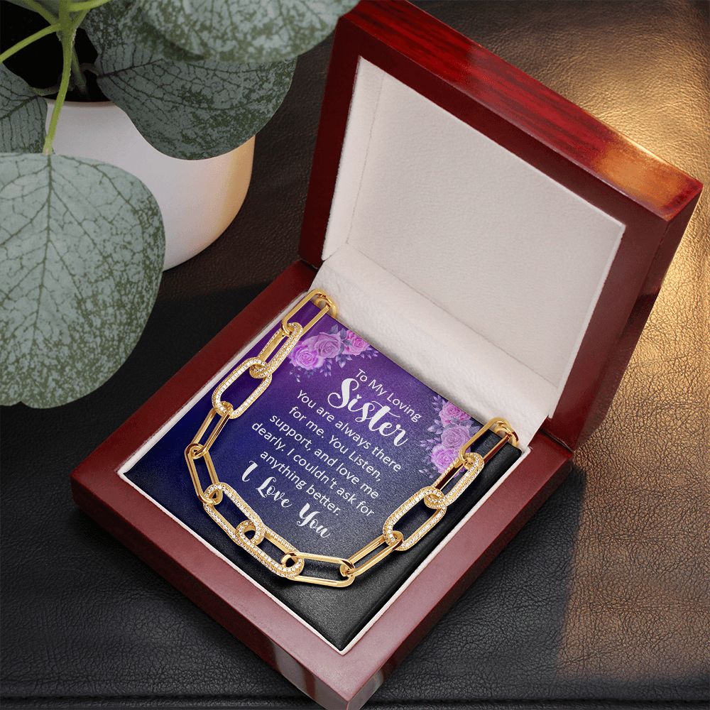 To My Loving sister | You are always there for Me - Forever Linked Necklace