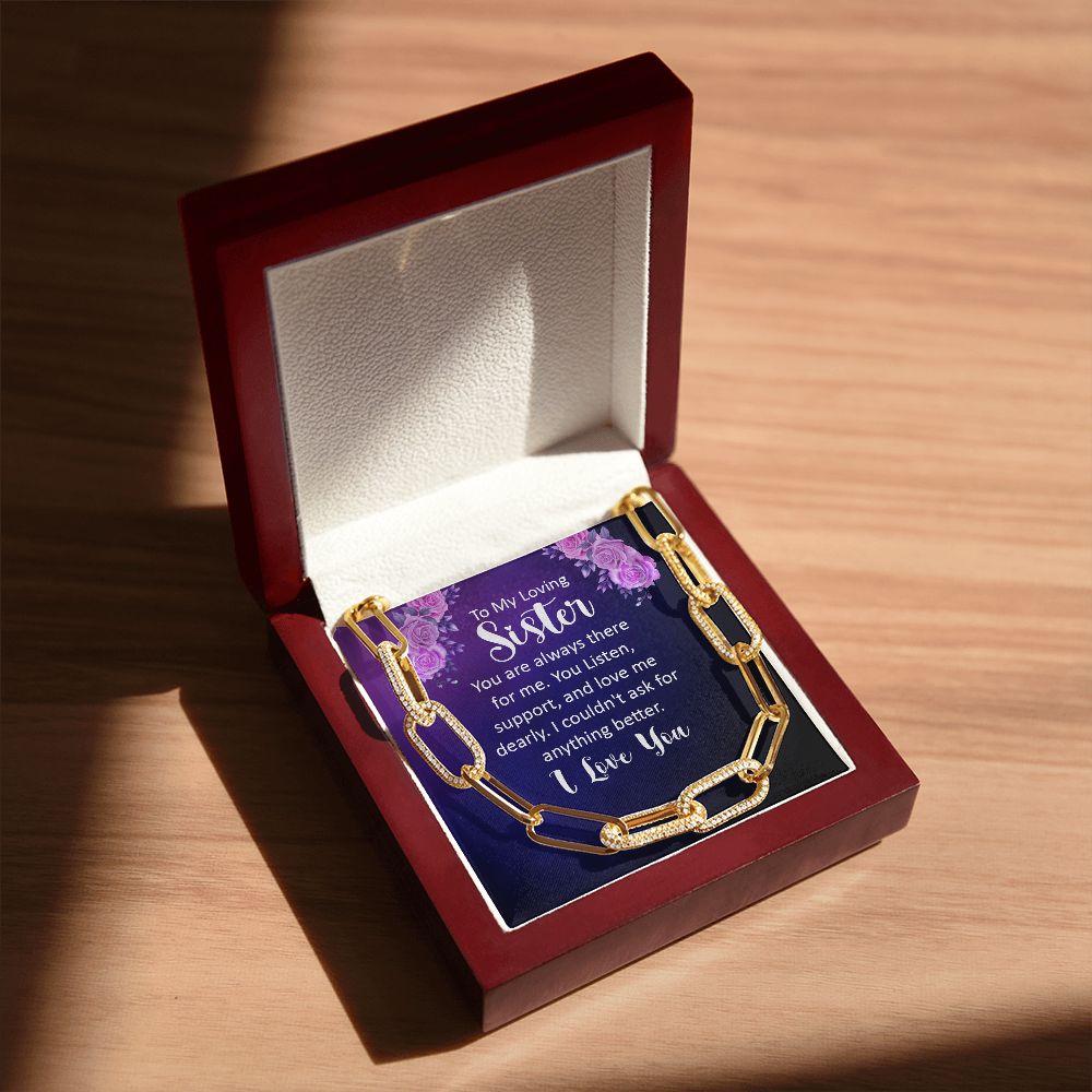 To My Loving sister | You are always there for Me - Forever Linked Necklace