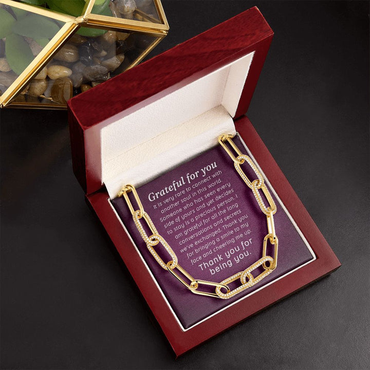 Grateful For You | Thank You for being You - Forever Linked Necklace