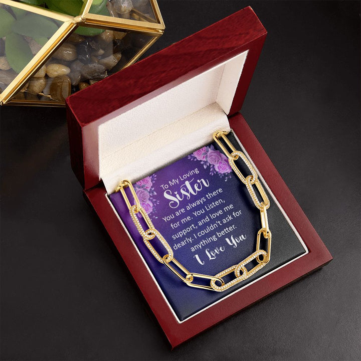 To My Loving sister | You are always there for Me - Forever Linked Necklace