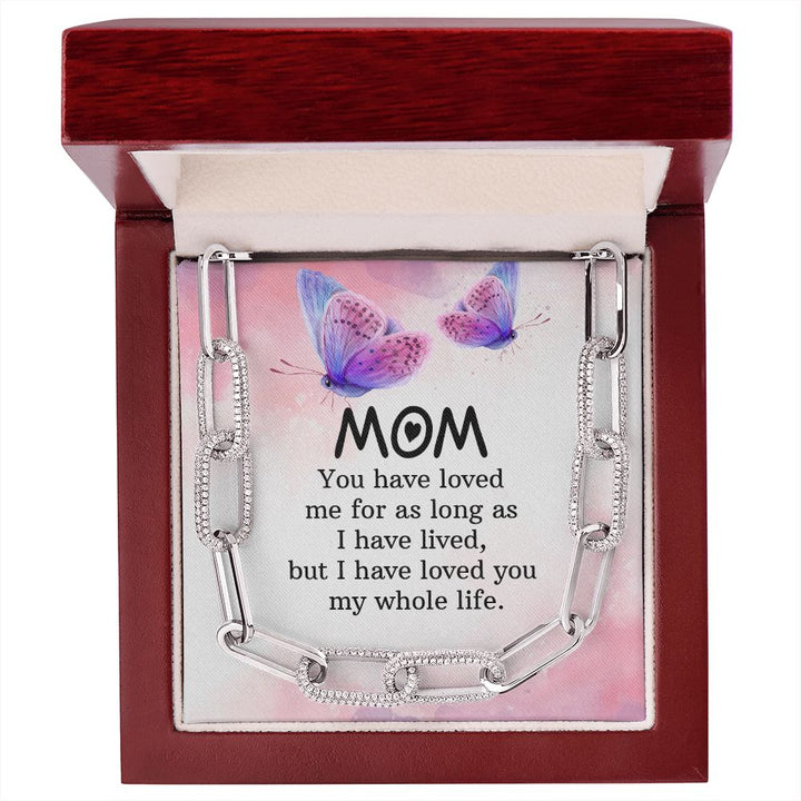 To My mom | You have loved me for as long as - Forever Linked Necklace