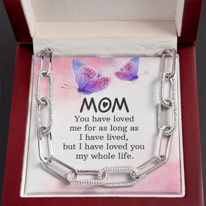 To My mom | You have loved me for as long as - Forever Linked Necklace