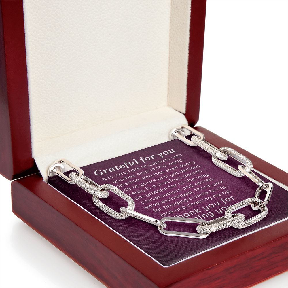 Grateful For You | Thank You for being You - Forever Linked Necklace