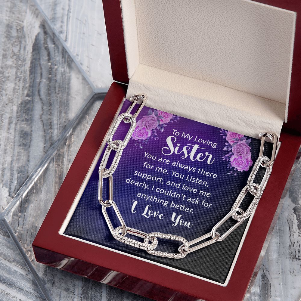 To My Loving sister | You are always there for Me - Forever Linked Necklace