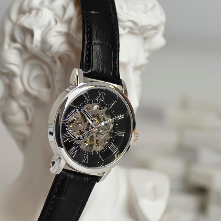 To My Husband | Wonderful Husband - Men's Openwork Watch