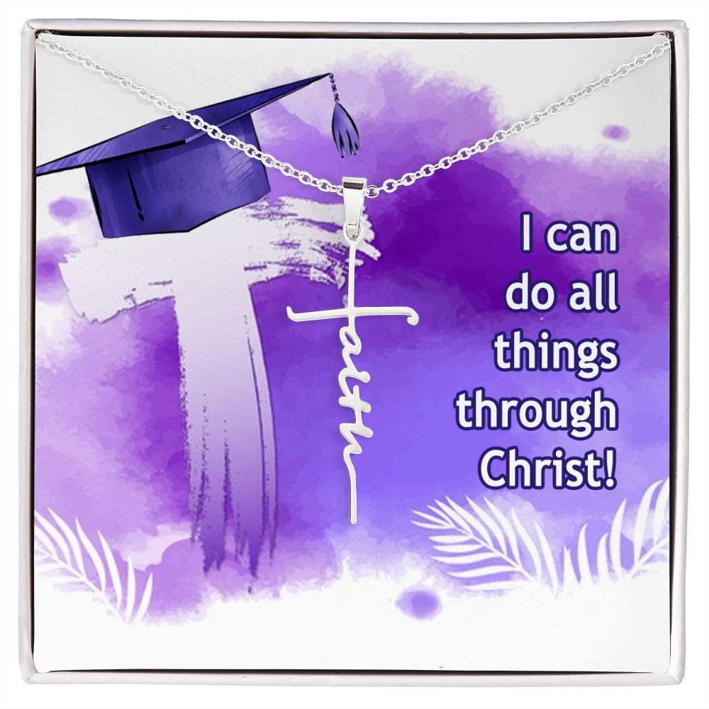 Happy Graduation | Success Story: Graduate! - Faith Cross Necklace