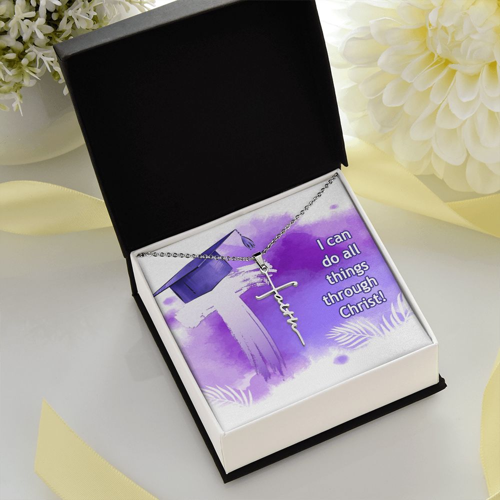 Happy Graduation | Success Story: Graduate! - Faith Cross Necklace