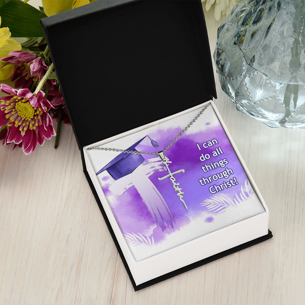 Happy Graduation | Success Story: Graduate! - Faith Cross Necklace