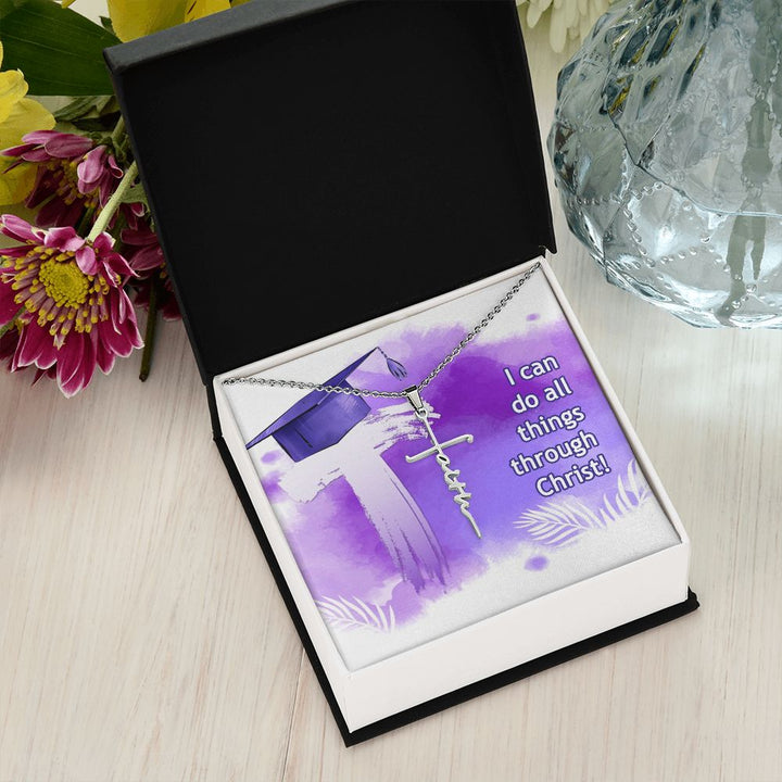 Happy Graduation | Success Story: Graduate! - Faith Cross Necklace