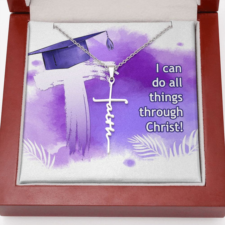 Happy Graduation | Success Story: Graduate! - Faith Cross Necklace