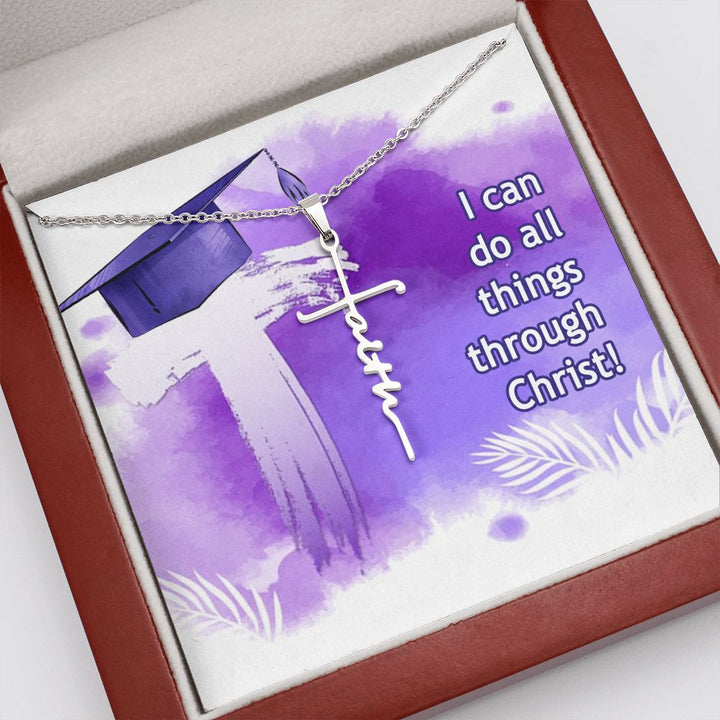 Happy Graduation | Success Story: Graduate! - Faith Cross Necklace