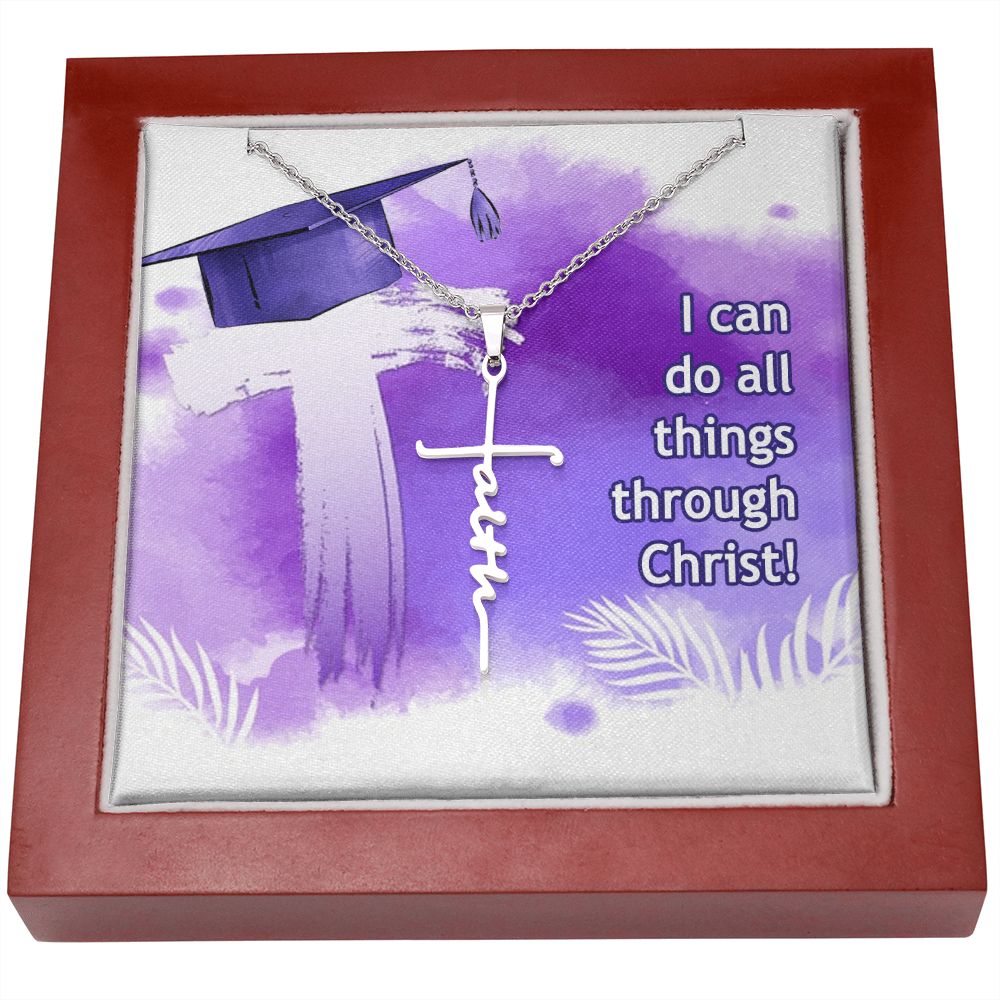 Happy Graduation | Success Story: Graduate! - Faith Cross Necklace