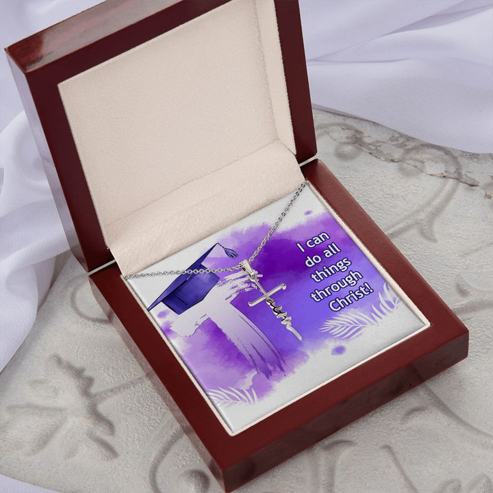 Happy Graduation | Success Story: Graduate! - Faith Cross Necklace