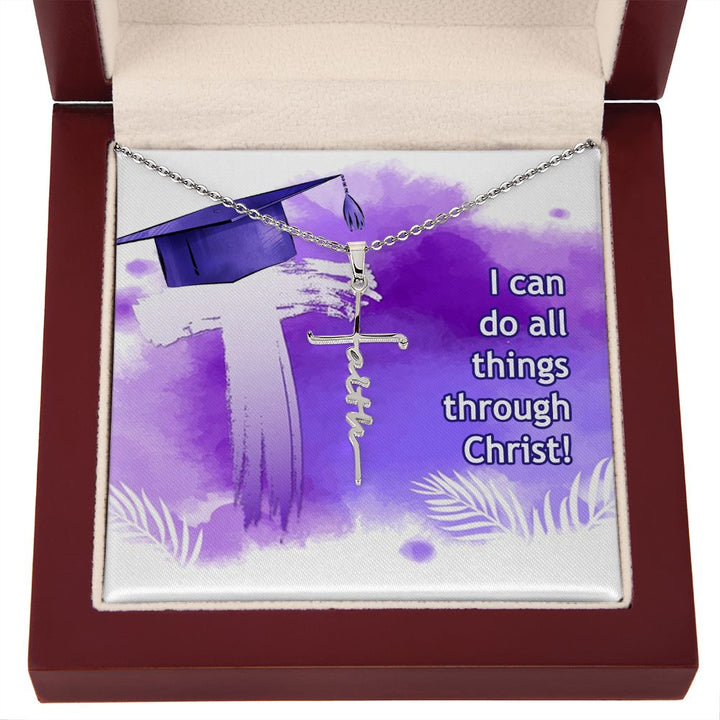 Happy Graduation | Success Story: Graduate! - Faith Cross Necklace