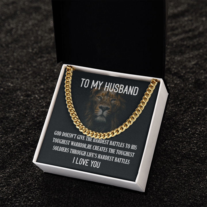 To My Husband - Cuban Link Chain