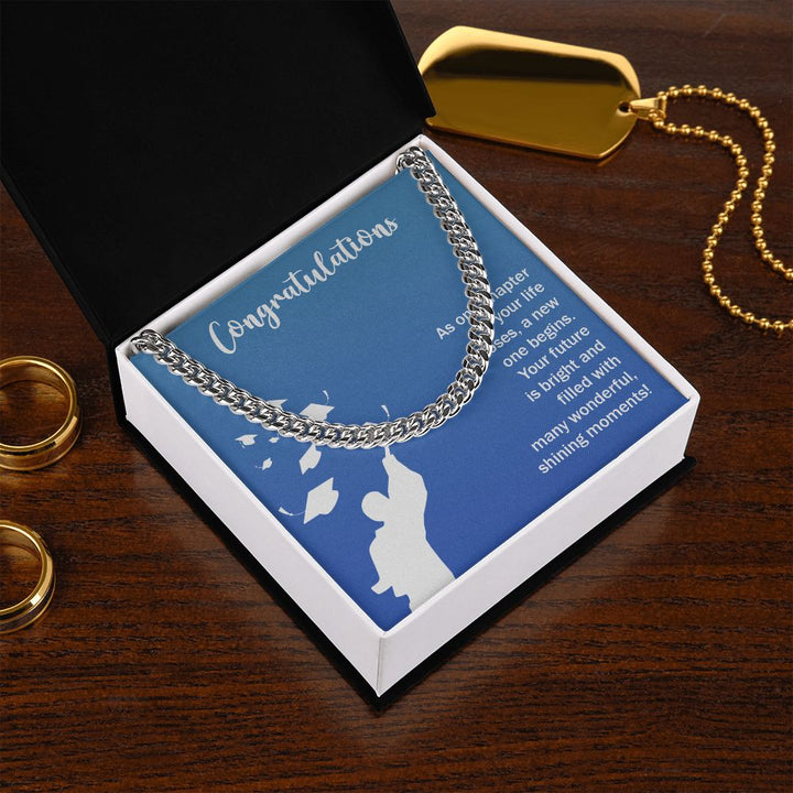 Happy Graduation | Here's to a Future Full of Possibilities - Cuban Link Chain