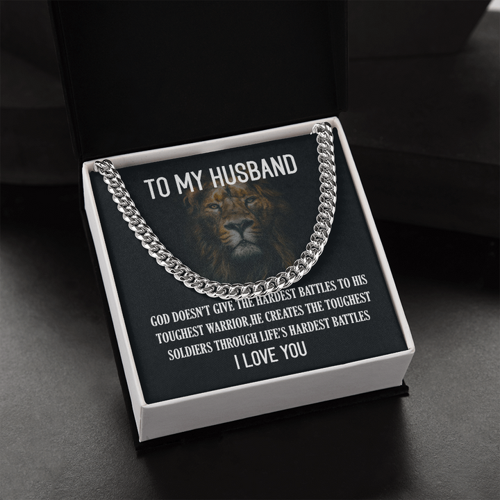 To My Husband - Cuban Link Chain