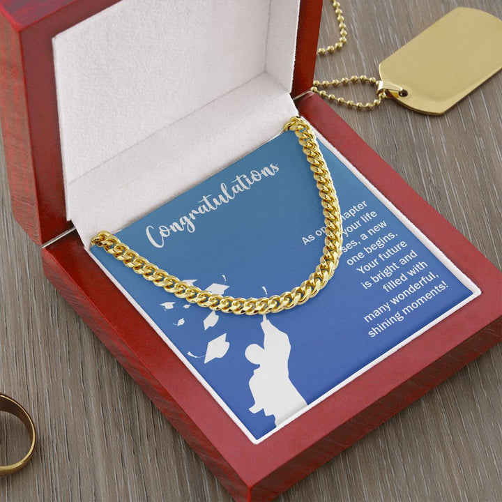 Happy Graduation | Here's to a Future Full of Possibilities - Cuban Link Chain