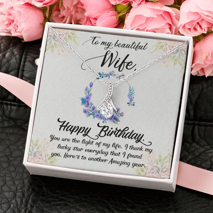 To My Wife | To My Beautiful Wife - Alluring Beauty Necklace