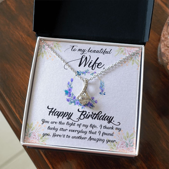 To My Wife | To My Beautiful Wife - Alluring Beauty Necklace