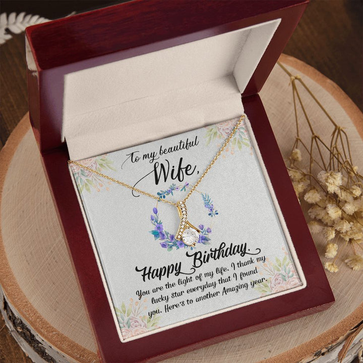 To My Wife | To My Beautiful Wife - Alluring Beauty Necklace