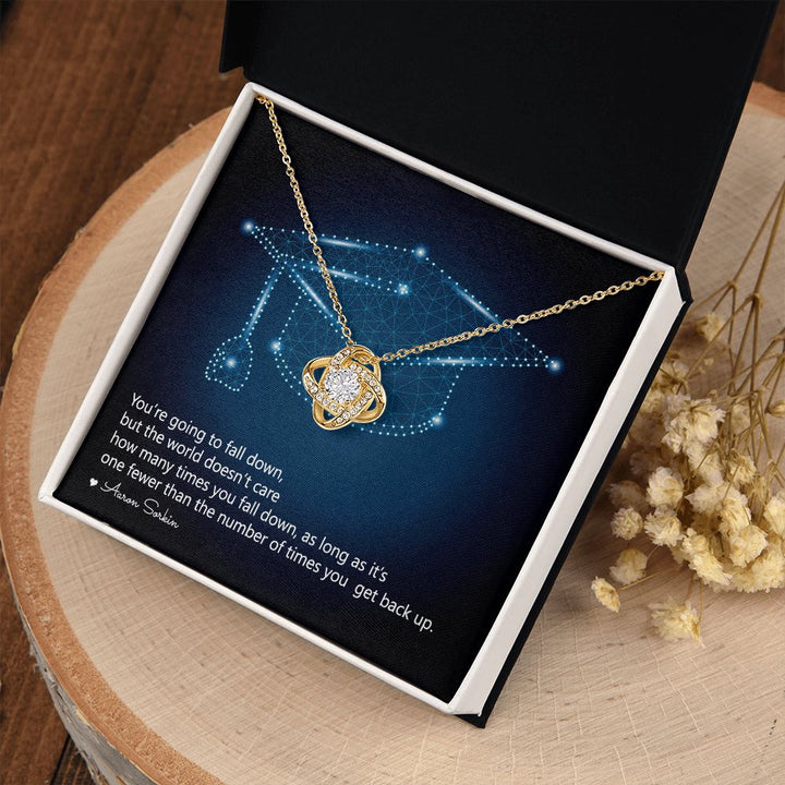 Happy Graduation | Your Hard Work Has Paid Off - Love Knot Necklace