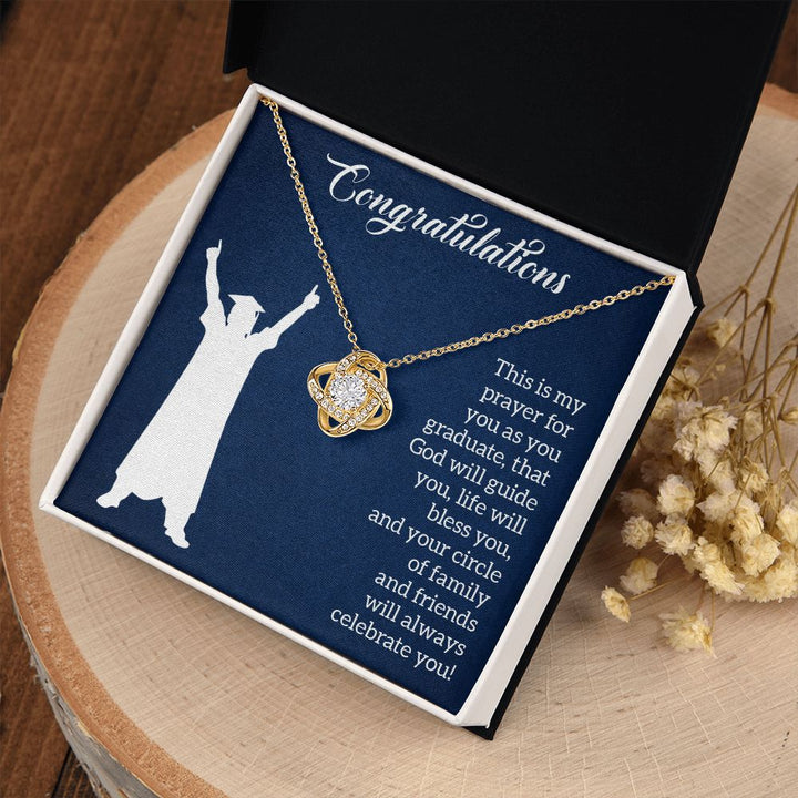 Happy Graduation | Steps to Greatness - Love Knot Necklace