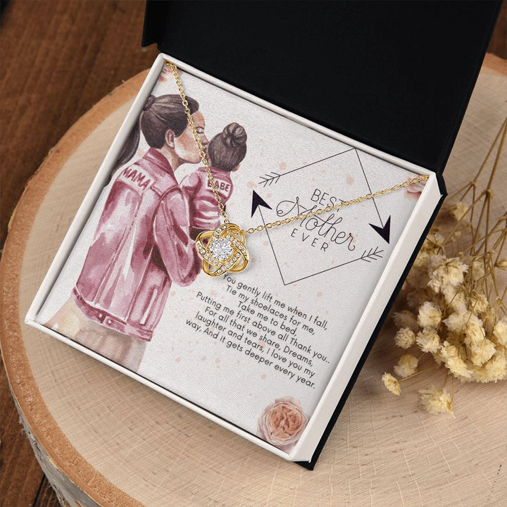 Happy Mother's Day | Thank you for putting me first above all - Love Knot Necklace