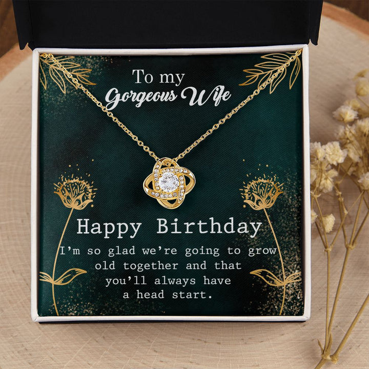 To My Wife | To My Gorgeous Wife - Love Knot Necklace
