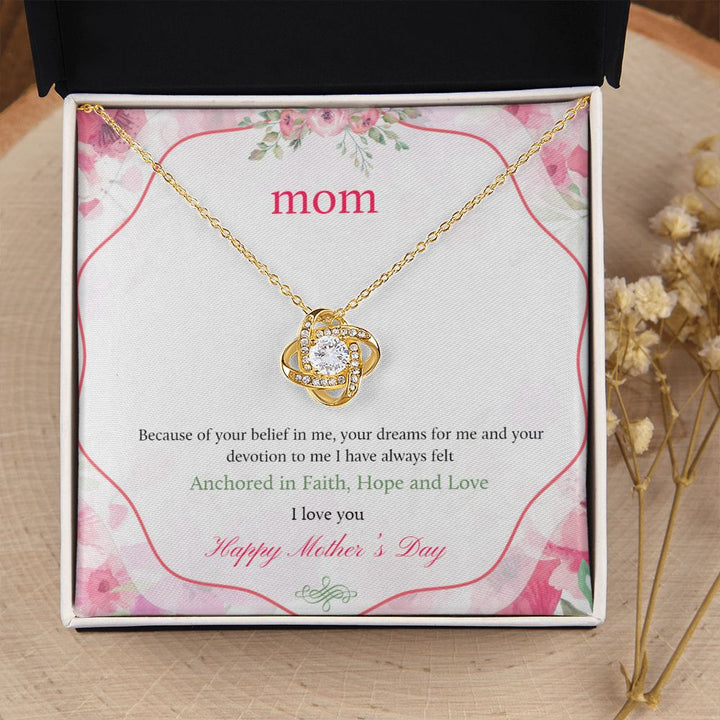 Happy Mother's Day | Anchored in Faith, Hope and Love - Love Knot Necklace