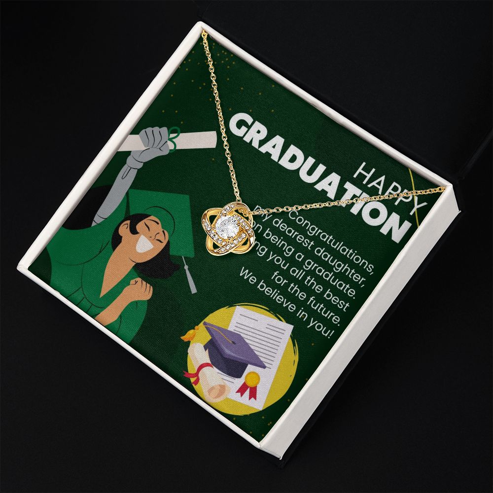 Happy Graduation | Celebrating Your Graduation and Future - Love Knot Necklace