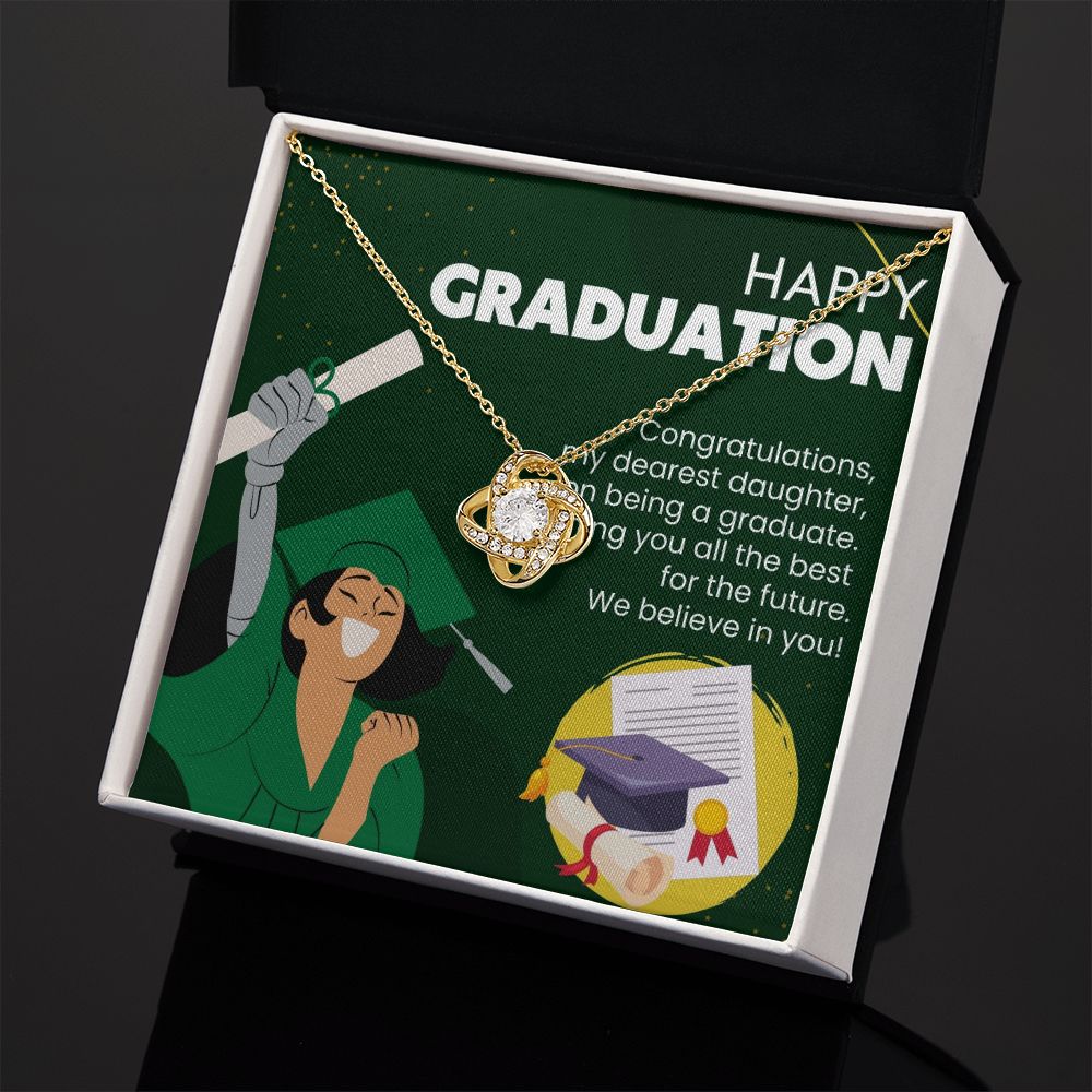 Happy Graduation | Celebrating Your Graduation and Future - Love Knot Necklace